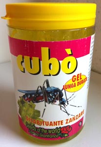 CUBO’ DISABITUANTE ZANZARE GEL 800 ml