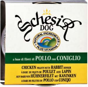 SCHESIR DOG POLLO CON CONIGLIO 683 - 150 gr