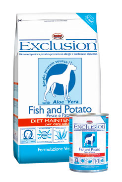 EXCLUSION PESCE PATATE UMIDO 375 gr.