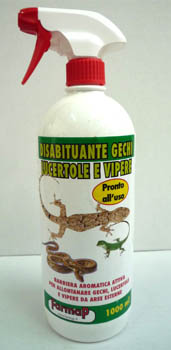 DISABITUANTE GECHI - LUCERTOLE - VIPERE SPRAY  1000 ml