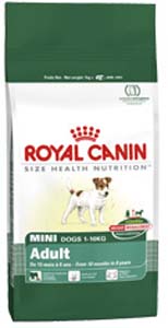 ROYAL CANIN MANGIME TAGLIA MINI ADULTO DA 10 MESI A 8 ANNI - 8 kg